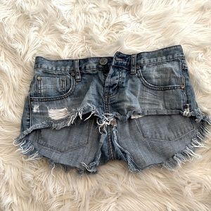 One Teaspoon Jean Shorts